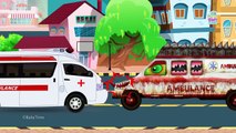 Ambulance War | Good Vs Evil | Scary Emergency Vehicles | Halloween Videos For Kids