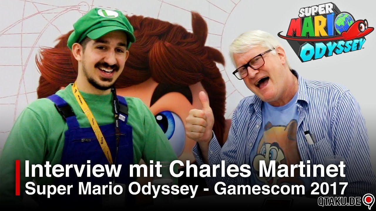 Super Mario Odyssey Interview mit Charles Martinet - Gamescom 2017