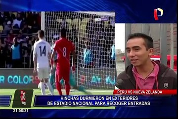 Download Video: Selección Peruana: hinchas madrugaron en estadio Nacional para recoger entradas