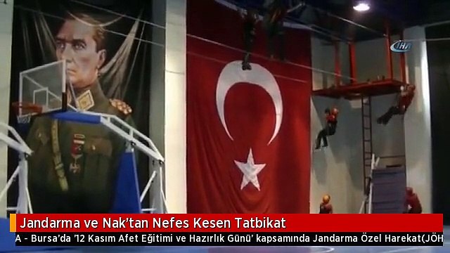 Jandarma ve Nak'tan Nefes Kesen Tatbikat