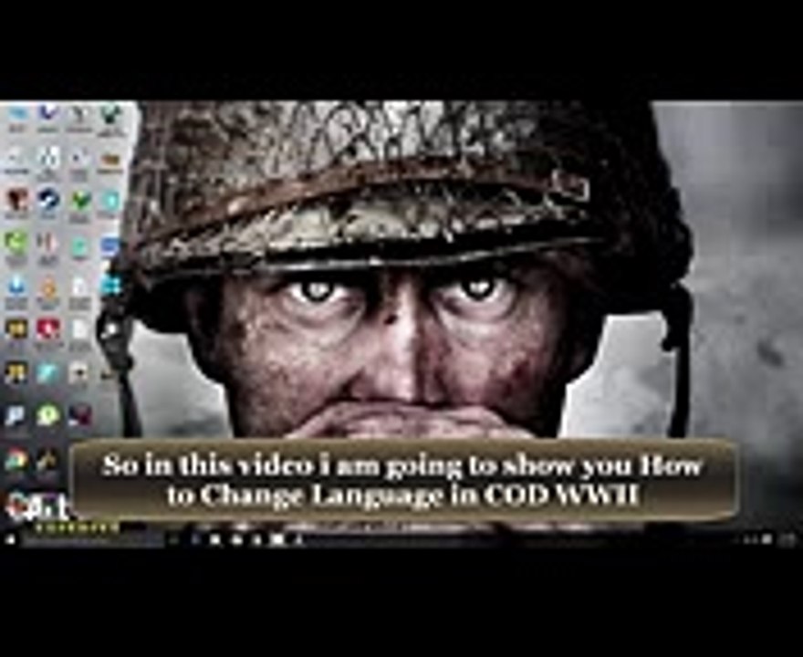 How to Change Language in Call of Duty WWII  Call of Duty WW2 Language Fix