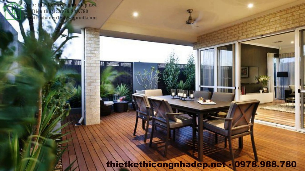 Mẫu biệt thự vườn 1 tầng 14x26m, biệt thự mái thái hiện đại YTND25