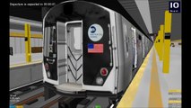 OpenBVE HD: How I Think The NYC Subway R211 Will Turn Out (R153 Making Stops Along the A Line)