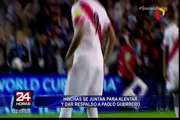 Paolo Guerrero: aficionados se reunieron para respaldar al atacante