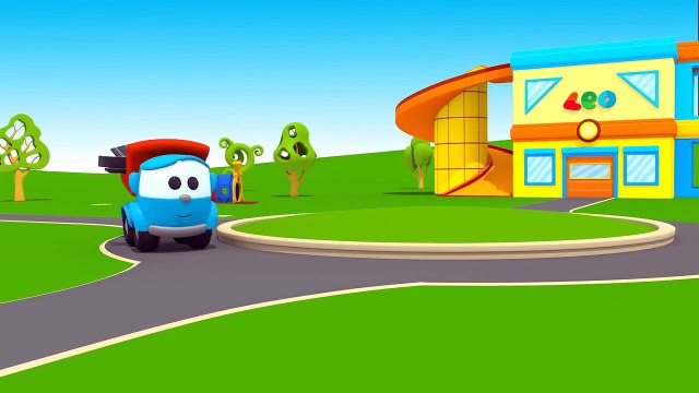 Leo the truck Full episodes #8. Car cartoons & learning videos. Cars games & cartoons for babies.-hr0P5 QCYg
