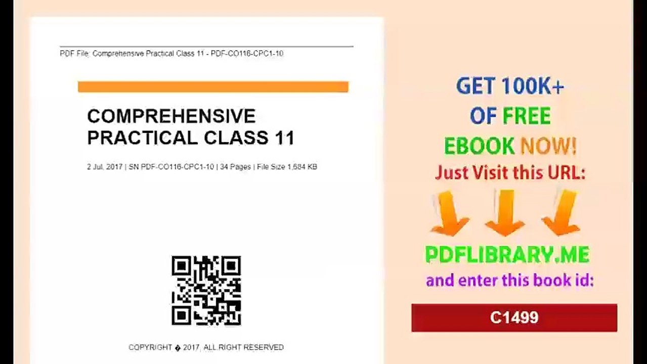 Comprehensive Practical Class 11