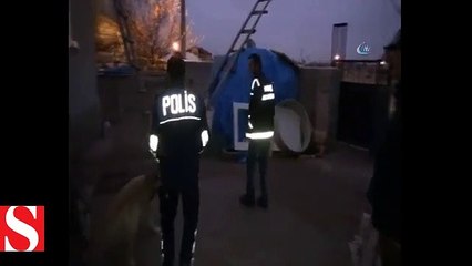 Kürekle bahçe kazıp uyuşturucu aradılar