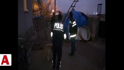 Kürekle bahçe kazıp uyuşturucu aradılar