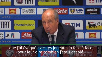 Barrages - Ventura : ''Désolé pour tous les Italiens''