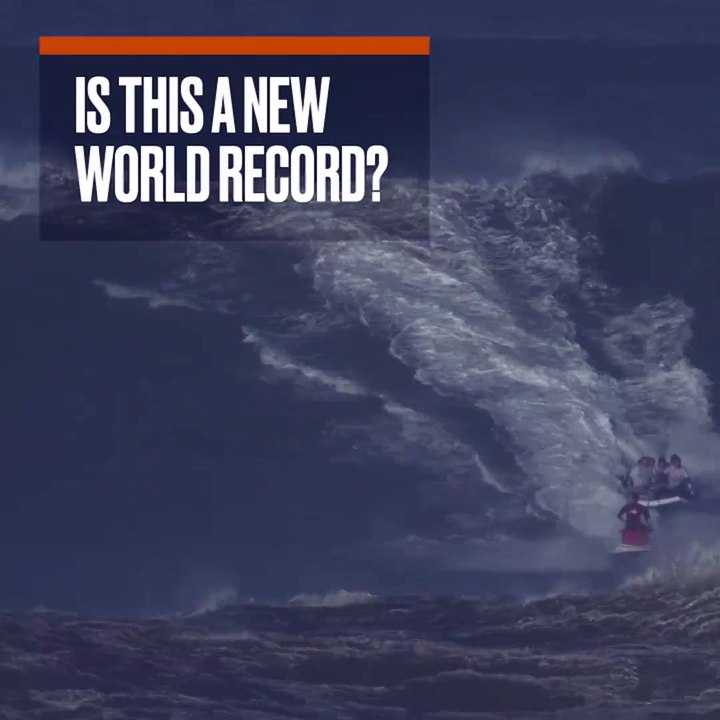 Is this the largest wave ever surfed on a supsquatch?!