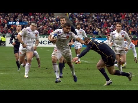 Composed Try Scored by Wesley Fofana Try France v Scotland 16 March 2013