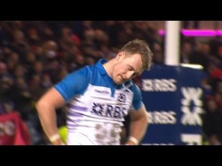 Joy & dejection at final whistle in Murrayfield - Scotland v France 8th March 2014