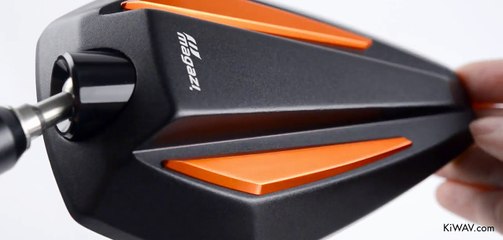 Motorcycle Mirrors Achilles Orange Fairing Mount Magazi | KiWAV