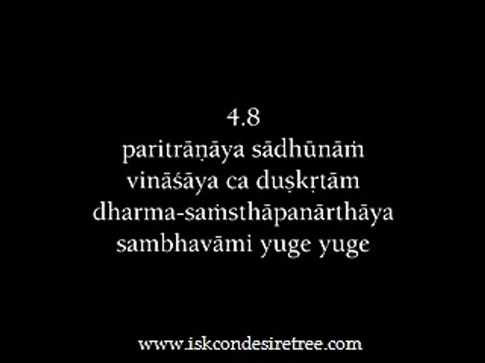 51 key Bhagavad Gita Verses - Sanskrit sloka with English translation