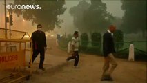 Toxic smog grips New Delhi