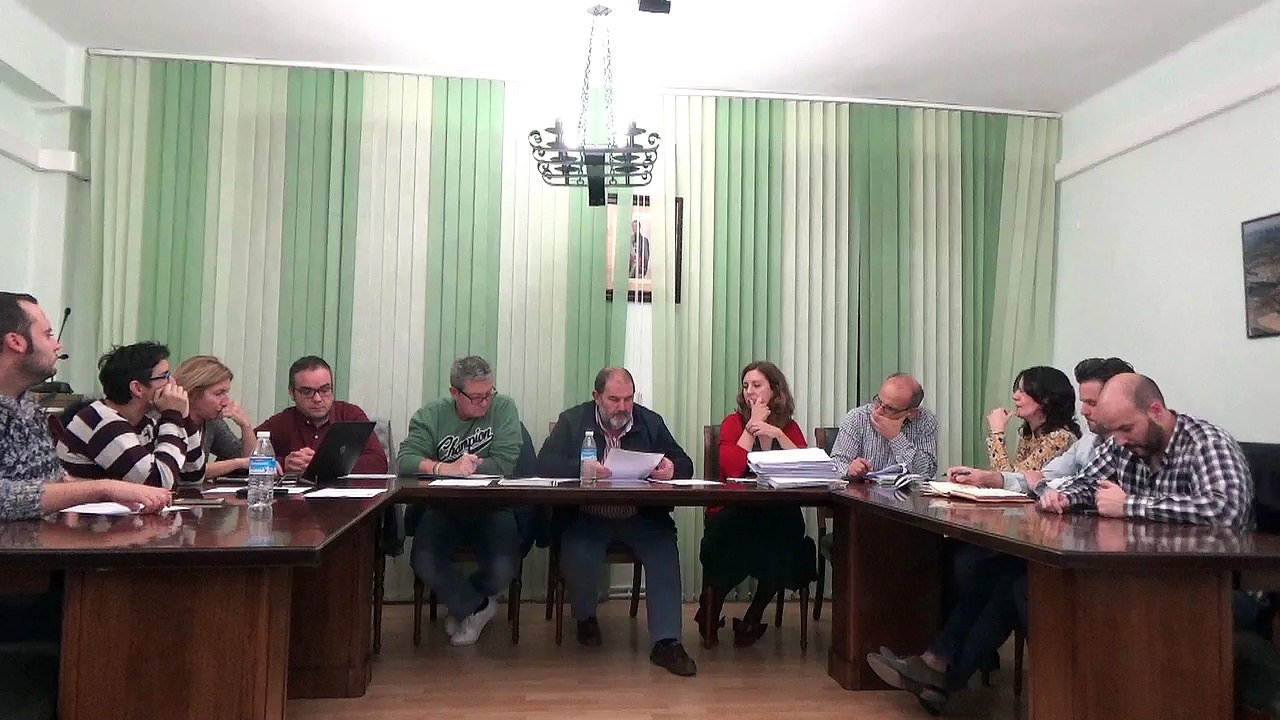 Pleno ayuntamiento de pedrola 31-10-2017