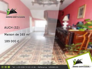 Maison A vendre Auch 165m2 - 189 000 Euros