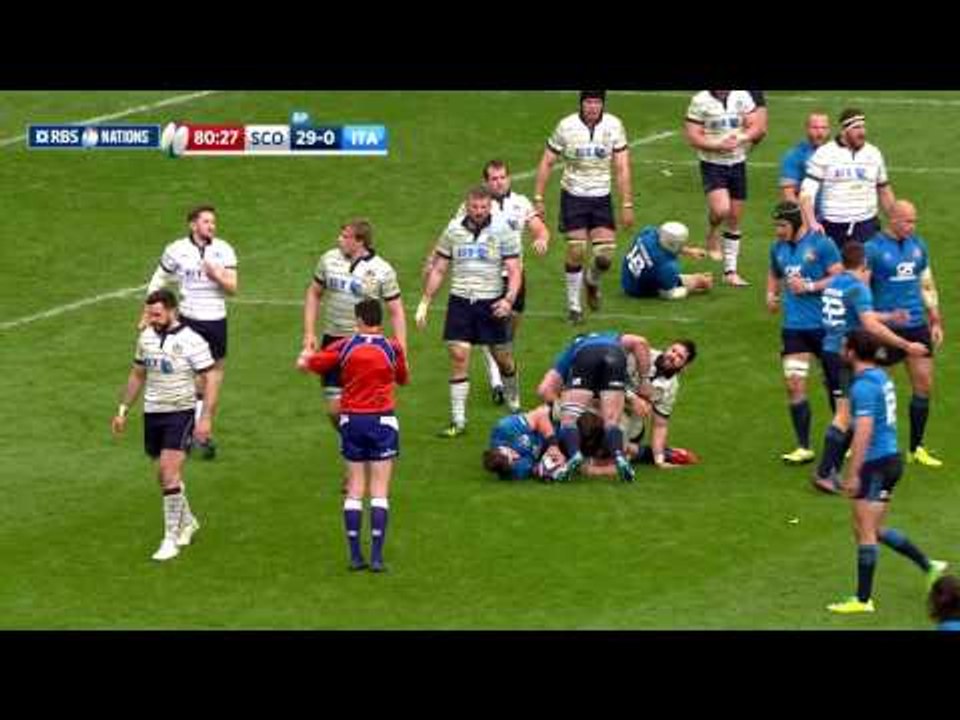 Scottish defence holds strong to finsh match on a high! | RBS 6 Nations