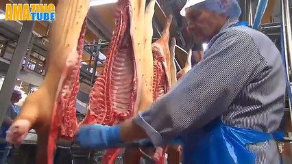 Amazing Pork Cutting Machine - Food Factory