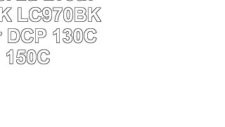 20x schwarz Patronen kompatibel zu Brother LC1000BK LC970BK für Brother DCP  130C 135C