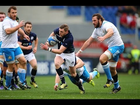 First Half Highlights - Italy 10-17 Scotland | RBS 6 Nations