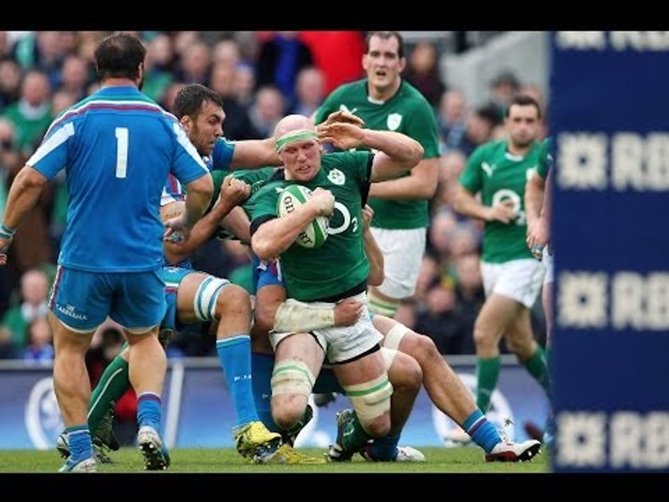 Ireland v Italy - First Half Highlights 8th March 2014