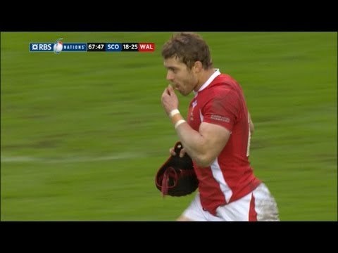 Leigh Halfpenny Extends Wales' Lead, Scotland v Wales 09 March 2013