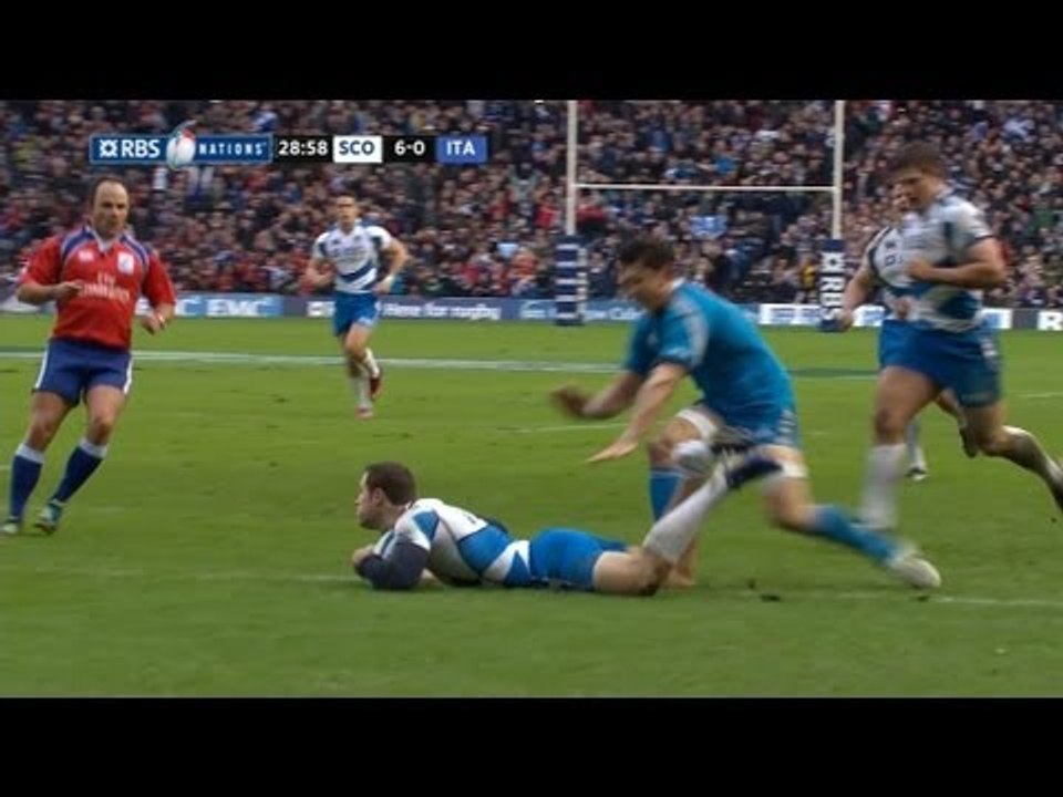 First Half Highlights Scotland v Italy 09 Feb 2013