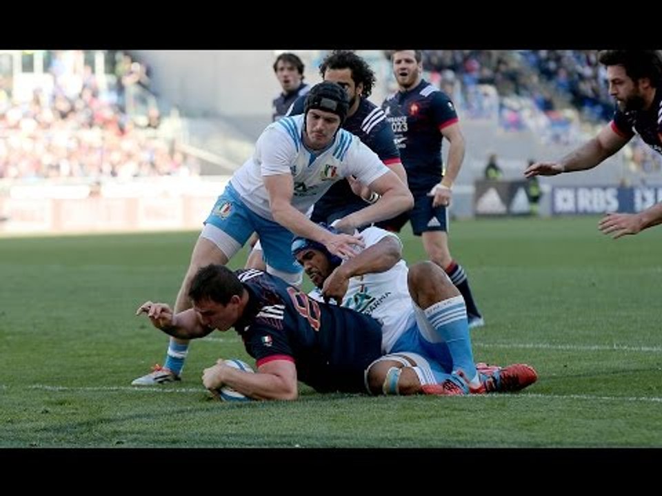 Picamoles powers over after attacking 5m scrum! | RBS 6 Nations