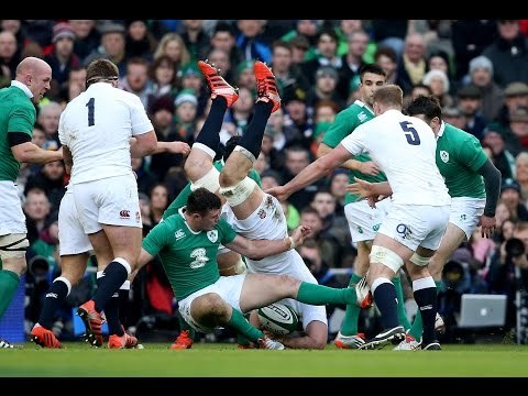 Ireland v England, First Half Highlights, 1st March 2015