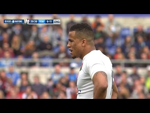 Anthony Watson brilliant strip in the tackle and run | RBS 6 Nations