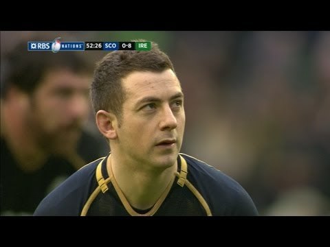 Greig Laidlaw Closes The Gap 3-8 Scotland v Ireland 24 Feb 2013