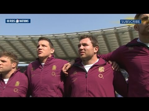 English National Anthem - Italy v England 15th March 2014