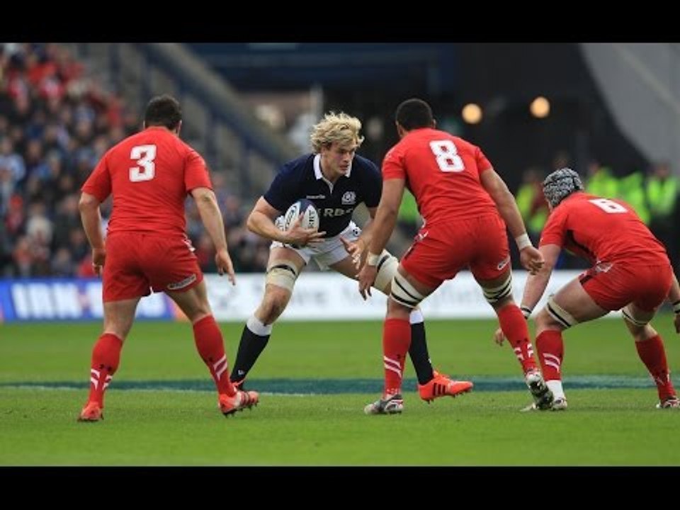 Scotland v Wales, First Half Highlights, 15th Feb 2015