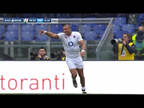 Beautiful Danny Care chip sets up Jonathan Joseph for a try | RBS 6 Nations