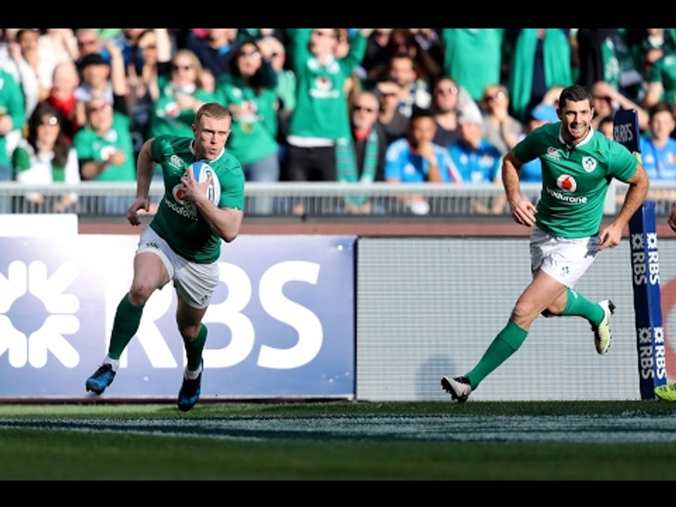 Earls scores first try after sustained pressure! | RBS 6 Nations