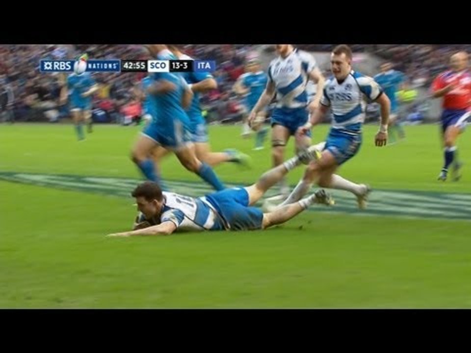 Second Half Highlights as Scotland up the Ante Scotland v Italy 09 Feb 2013