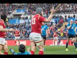 Jonathan Davies scores great try after continued Welsh attack! | RBS 6 Nations