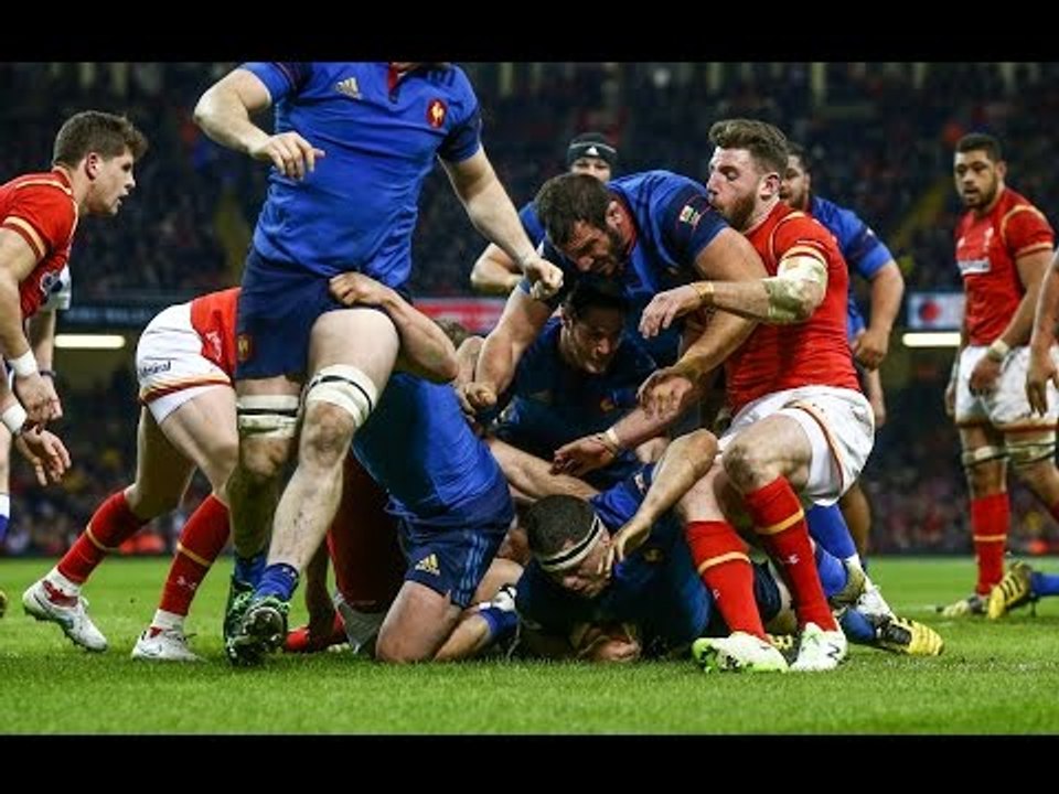 Guilhem Guraido scores from a strong France maul | RBS 6 Nations