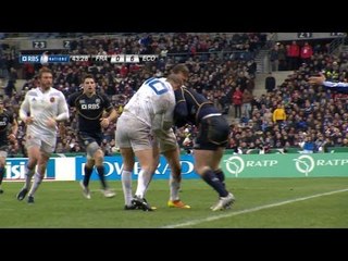 Michalak and Hogg go toe to toe France v Scotland 16 March 2013