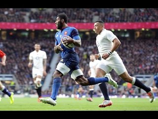 Huge drama for Noa Nakaitaci Try, England v France, 21st March 2015