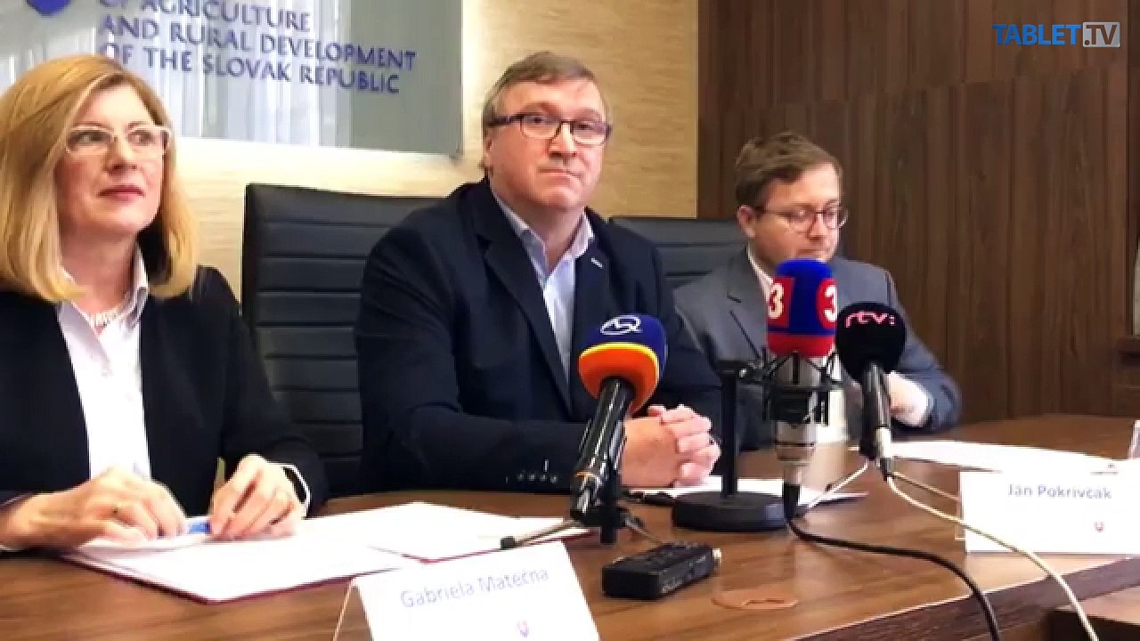 ZÁZNAM: TK ministerky pôdohospodárstva G. Matečnej ku vzniku Inštitútu pôdohospodárskej politiky