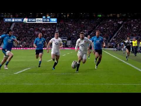 Carlo Canna makes incredible try saving intervention! | RBS 6 Nations