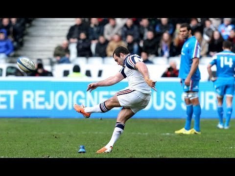 Jean Marc Doussain 1st penalty - France v Italy 9th February 2014