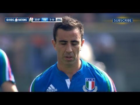 Luciano Orquera 2nd Penalty - Italy v England 15th March 2014