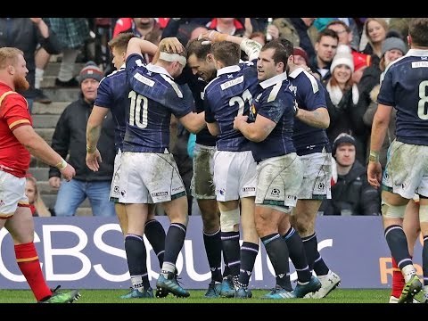 Celebrations as Scotland claim victory over Wales! | RBS 6 Nations