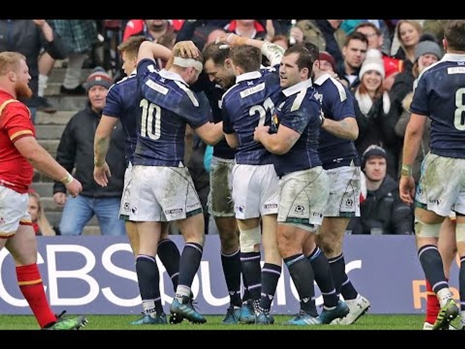 Celebrations as Scotland claim victory over Wales! | RBS 6 Nations