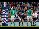 Richie Gray under the posts against Ireland! | RBS 6 Nations