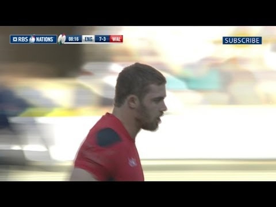 Leigh Halfpenny 1st Penalty - England v Wales 9th March 2014