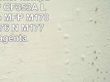 Alphafax Toner kompatibel zu HP CF353A LaserJet Pro MFP M170 Series M176 N M177 FW